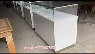 Jewelry store counter and glass showcase display furniture