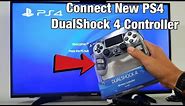 How to Connect New PS4 DualShock 4 Controller