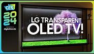 LG 2024 TV Lineup at CES | LG Stuns with Transparent OLED TV