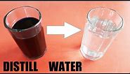 how to make distilled water at home using pressure cooker