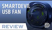 Portable Desktop Table USB Powered Fan // SmartDevil USB Fan Review