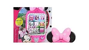 Minnie Bow-Tique Why Hello Pretend Play Cell Phone, Lights and Sounds, Kids Toys for Ages 3 Up by Just Play