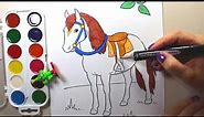 horse coloring images: coloring horses pages horse coloring pages