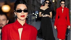 "Kendall Jenner: Stunning Paris Night Outfits"