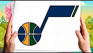 🆕How To Draw Utah Jazz Logo Drawing Utah Jazz Must See!
