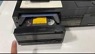 Sony SL-HF750 super beta hifi betamax VCR demonstrated 1986