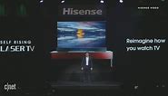 Hisense shows off first self-rising laser TV