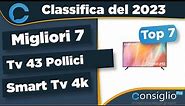 Migliori Tv 43 Pollici Smart tv 4k Qualità Prezzo 2023