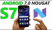 How to Update Galaxy S7/S7 Edge to Android 7.0 Nougat - New Features Overview!