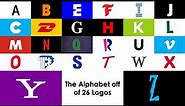 The Alphabet off of 26 Logos