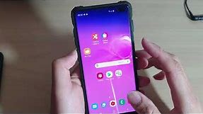 Galaxy S10 / S10+: How to Move / Re-arrange App's Icon on Home Screen