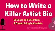 How to Write a Killer Musician Bio (With Examples)