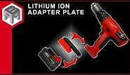 HOW TO make an 18v NiCad to 18 volt lithium ion battery adapter for Milwaukee tools