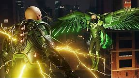 Spider-Man PS4: Vulture and Electro Boss Fight