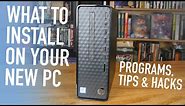 What To Install First on Your New PC Featuring HP Slim