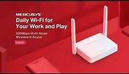 Mercusys MW302R 300Mbps Multi-Mode Wireless N Router