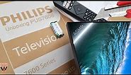 Philips PUS7608 SMART TV Unboxing! - ASMR