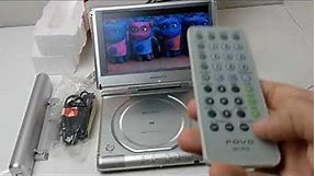 MAGNAVOX MPD850 Portable DVD Player ||| Yellow Fish 🐠