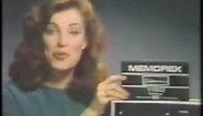 Memorex VHS Tapes Ad from 1982 - Is It Live Or Is It Memorex?