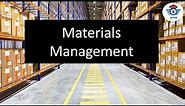 Materials Management | Materials planning