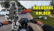 ROCKBROS MOTORCYCLE PHONE HOLDER WITH SHOCK ABSORPTION FULL REVIEW PHILIPPINES