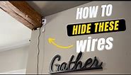 How to Hide Cords and Wires on Wall Easily without Fancy Tools