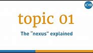 Topic1:The Nexus Explained