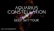 Aquarius Constellation Deep Sky Tour: Nebulae & Star Clusters