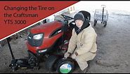 Change the Mower Tire on my Craftsman YTS 3000