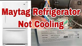How to Fix #Maytag #Refrigerator Not Cooling at All | Model Number MBF2258XEW6