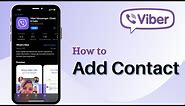 How to Add New Contact on Viber | 2021