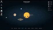 Solar System 3D Wallpaper