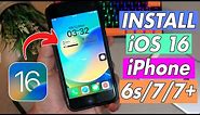 How to Update iOS 16 on iPhone 6s, 7, 7+ (Work 100%)