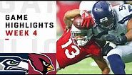 Seahawks vs. Cardinals Week 4 Highlights | NFL 2018