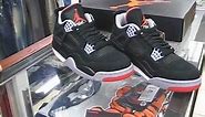 Nike Air Jordan IV Retro Bred 2012 - Black with Cement Grey & Fire Red at Street Gear, Hempstead NY