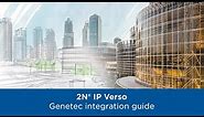 2N IP Verso - Genetec Integration Guide