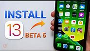 How to Install iOS 13 Beta 5 on Your iPhone/iPad using Beta Profile