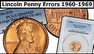 1960-1969 Lincoln Penny Errors & Varieties Complete Guide - Values & Clear Explanation