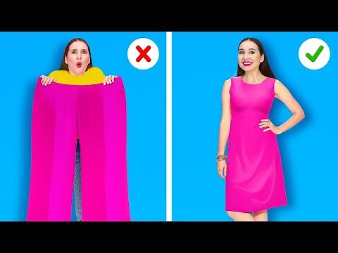 LAST MINUTE FIXES FOR ANY OCCASION || Easy Clothes Hacks And Girly DIY Ideas by 123 GO! Series