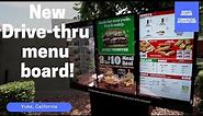 Putting In New Menu Boards at Fast Food Drive Thru | DIGITAL DREAMS