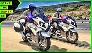 GTA 5 Mod CHP Motorcycle Patrol| 2014 BMW R1200RT| GTA 5 Lspdfr Mod| 4K