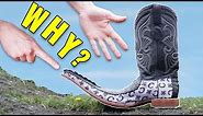 The Truth: I Cut $589 Crocodile Mexican Boots In Half