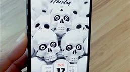 iPhone Skull‘s Eye wallpaper widget#wallpaper #wallpapers #iphone15 #widget
