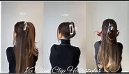16 Ways to Style Claw Clip 2022 || 16 Claw Clip (Catcher) Hairstyles (part 2) || The Hairdo's
