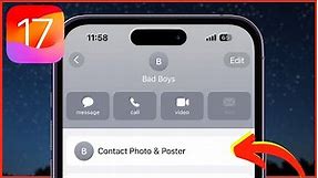 How To Set Up My Card in Contacts on iPhone iOS 17