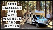 Best Smallest RVs With Washers and Dryers