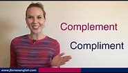 Complement or Compliment - What's the Difference Between Complement and Compliment