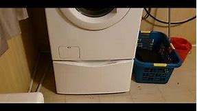 LG washer/dryer pedestals. How I installed.