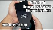 Samsung Galaxy A32 How Hard Reset Removing PIN, Password, Fingerprint pattern No PC
