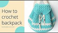 How to crochet backpack